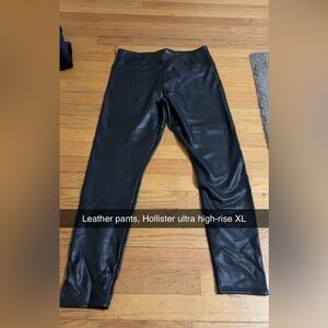 Hollister Black Ultra High-Rise Pants
